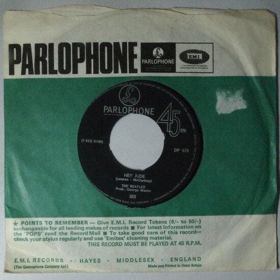 Beatles, The - Hey Jude / Revolution - Single, Cd's en Dvd's, Vinyl Singles, Verzenden