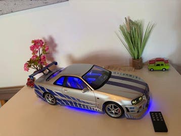 Hachette 1:8 - Modelauto - Nissan Skyline GT-R - Fast &, Nieuw