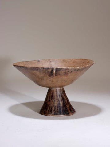 Houten kom met voet – Ethiopië – hout – midden twintigste