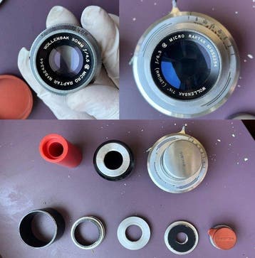 Wollensak Micro Raptar Scientific Laboratory Lens Set - 7 ½, Nieuw