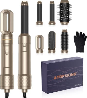 Haarstyler 6-in-1 | Retourdeal 46% Korting, Ophalen of Verzenden, Zo goed als nieuw, Haarverzorging