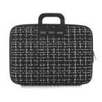 Bombata Tweed 15 inch Nylon Laptoptas - 15,6 inch - Zwart, Verzenden, Nieuw