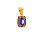 Zonder minimumprijs - Hanger Verguld, Zilver - 2.90ct. tw., Sieraden, Tassen en Uiterlijk, Antieke sieraden