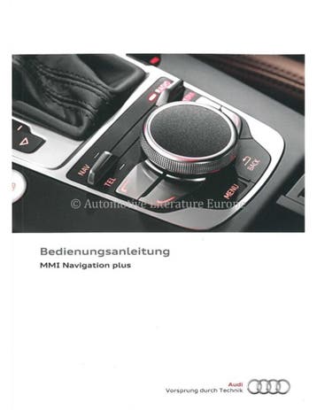 2015 AUDI INSTRUCTIEBOEKJE INFOTAINMENT MMI DUITS