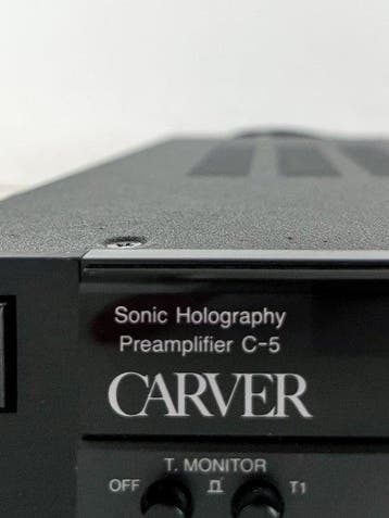 Carver - C 5 holografie-voorversterker in mintconditie,, Nieuw