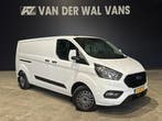 Ford Transit Custom 2.0 TDCI 130pk L2H1 Euro6 ** Airco | LED, Stof, Gebruikt, Wit, Dealer onderhouden