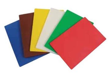Snijplank kunststof 450x300x12,5mm | 6 Kleuren, Verzenden