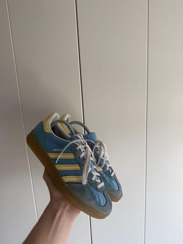 Adidas Gazelle – Blauw/Geel – Maat 38, Ophalen of Verzenden, Sneakers of Gympen, Gedragen, Blauw