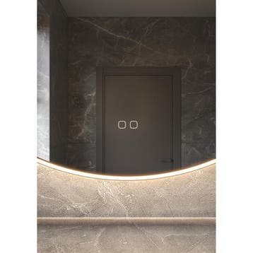 HIPP Design Phantom Ronde LED spiegel - Brons Frame 100 cm -, Ophalen of Verzenden, Nieuw