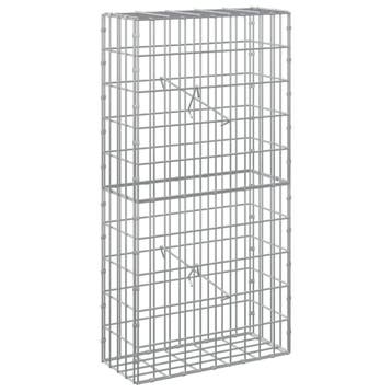 vidaXL Gabion met 5 mm Draad en 5x10 cm Gaas 50x20x100 cm, Verzenden, Nieuw, IJzer