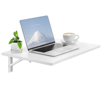 Zwevend bureau 60x40cm - Retourdeal - OP=OP, Huis en Inrichting, Bureaus, Ophalen of Verzenden, Gebruikt
