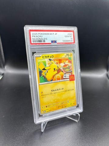 Pokémon - 1 Graded card McDonalds Burger Pikachu 020 - PSA, Nieuw