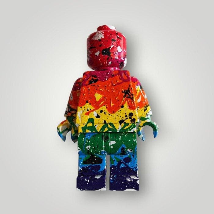 RED - sculptuur, Lego color - 20 cm - Hars - 2026, Antiek en Kunst, Curiosa en Brocante