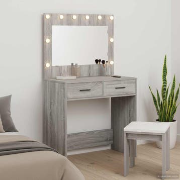 vidaXL Plafondtafel Grijs Sonoma 78,5 x 41 x 135 cm Bewerkt, Huis en Inrichting, Verzenden, Nieuw