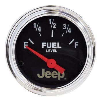 Autometer Jeep 52mm 73 OHMS Empty/8-12 OHMS Full Short Sweep, Ophalen of Verzenden, Nieuw