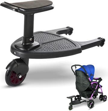 HeppieBabie Meerijdplankje Met Zitje - Let Op Afmetingen! -, Kinderen en Baby's, Kinderwagens en Combinaties, Ophalen of Verzenden