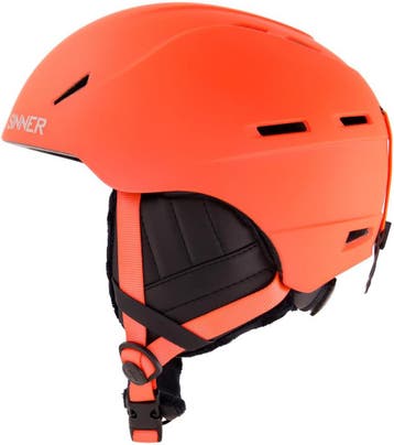 SINNER Crest Unisex Skihelm - MATTE ORANGE NEON - Maat L,, Ophalen of Verzenden, Zo goed als nieuw, SINNER