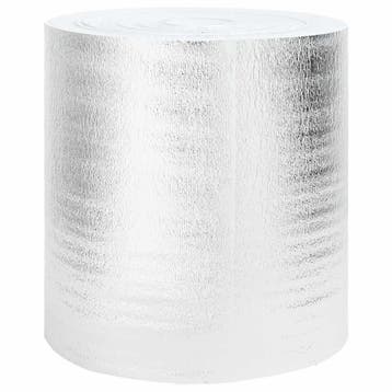 vidaXL Radiatorfolie Zilver 5 x 0,5 m Polyetheen, Verzenden, Nieuw