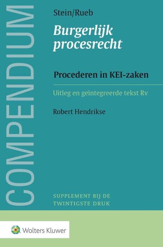 Compendium van het Burgerlijk procesrecht, Procederen in, Boeken, Literatuur, Ophalen of Verzenden