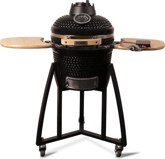 Patton Kamado 16 - Keramisch - Premium Black - incl., Tuin en Terras, Houtskoolbarbecues, Verzenden
