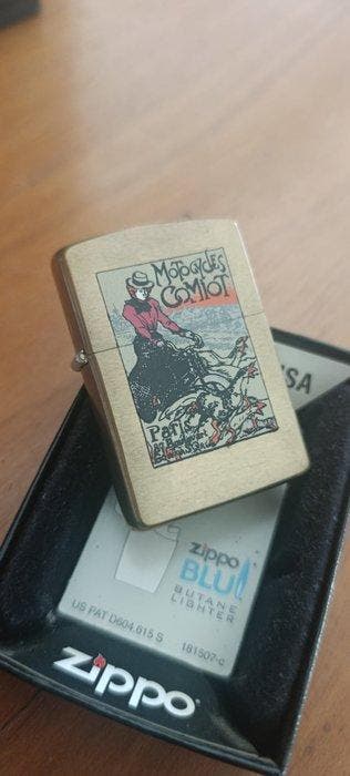 Zippo, Motocycles Comiot, opera dellartista Liberty/Art, Nieuw