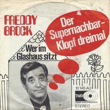 Fredy Brock - Der Supernachbar - Klopf Dreimal, Ophalen of Verzenden, Gebruikt