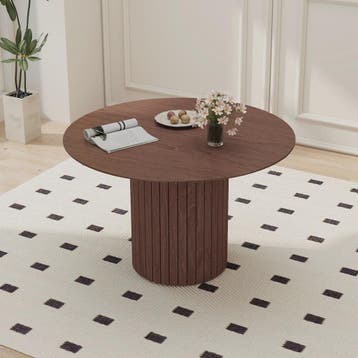 Nordic Ronde Eettafel Massief Hout - Stijlvol en Duurzaam, Huis en Inrichting, Verzenden, Nieuw