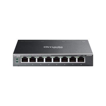 Omada - Switch, 8-Port, 8x PoE+ - Switch ES208GP, Computers en Software, Netwerk switches, Ophalen of Verzenden, Nieuw