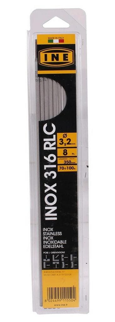 Laselektroden RVS 316RLC 3,2mm 350mm 8st, Doe-het-zelf en Verbouw, Gereedschap | Lasapparaten, Ophalen of Verzenden