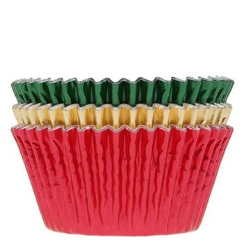 Cupcake Vormpjes HoM Folie Kerst 51x38mm. 36st., Verzenden, Nieuw