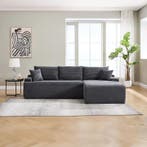 Coredo Bank - Corduroy bekleding - Rechts - Donkergrijs, Verzenden, Nieuw