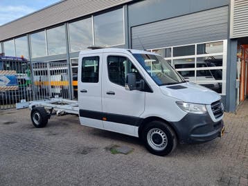 Zakelijke Lease |  Mercedes-Benz Sprinter 319 CDI Chassis ca, Automaat, Gebruikt, Euro 6, Wit