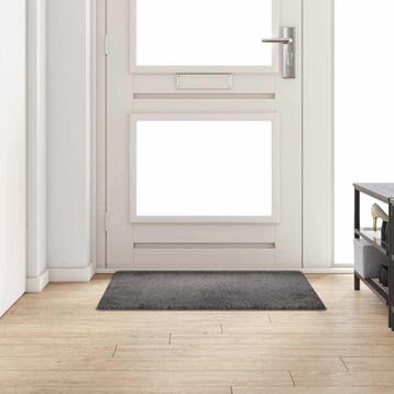 vidaXL Tapijt Loper Grijs 100 x 100 cm 100% Polypropylene, Verzenden, Nieuw, Grijs