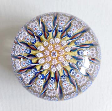 Perthshire Glass Scotland - Presse-papier - PP1 15 Spoke, Antiek en Kunst