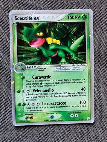 Pokémon - 1 Card - Sceptile 93/95 Holo - EX - EX Team Magma, Nieuw