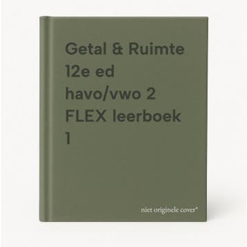 Getal & Ruimte 12e ed havo/vwo 2 FLEX leerboek 1, Verzenden, Gelezen