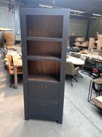 Bergkast, antraciet (nieuw, outlet), Huis en Inrichting, Kasten | Wandmeubels, Nieuw, Overige houtsoorten, Met lade(s)