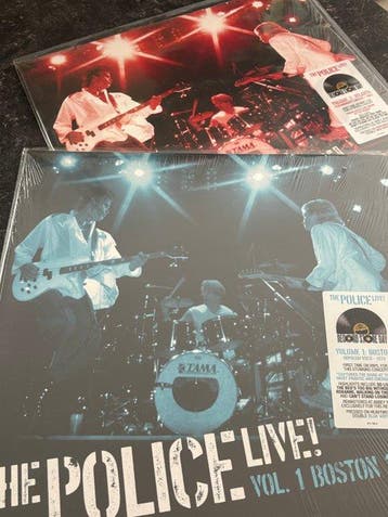 Police - Live! Vol. 1 Boston 1979 (double Blue vinyl) +, Nieuw in verpakking