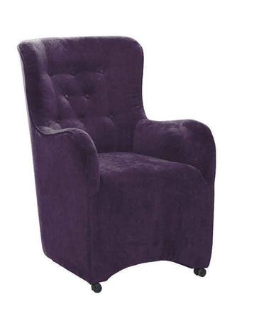 Eetkamerstoel Jennifer - eetkamerstoelen - Paars, Nieuw, Stof