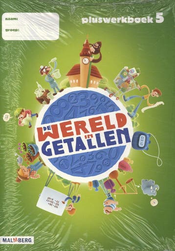 groep 5 / De wereld in getallen (5 ex) / pluswerkboek, Verzenden, Zo goed als nieuw, Sjoerd Huitema