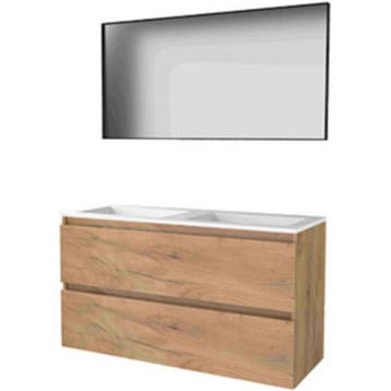 Basic-Line Framed 46 Badkamermeubelset - 120 x 46 cm -, Huis en Inrichting, Badkamer | Badkamermeubels, Ophalen of Verzenden, Nieuw