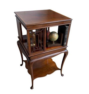 Patent - Boekenkast - Mahonie