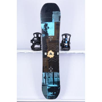 140 snowboard BURTON RADIUS, black/blue, woodcore, FLATtop,, Verzenden, Gebruikt