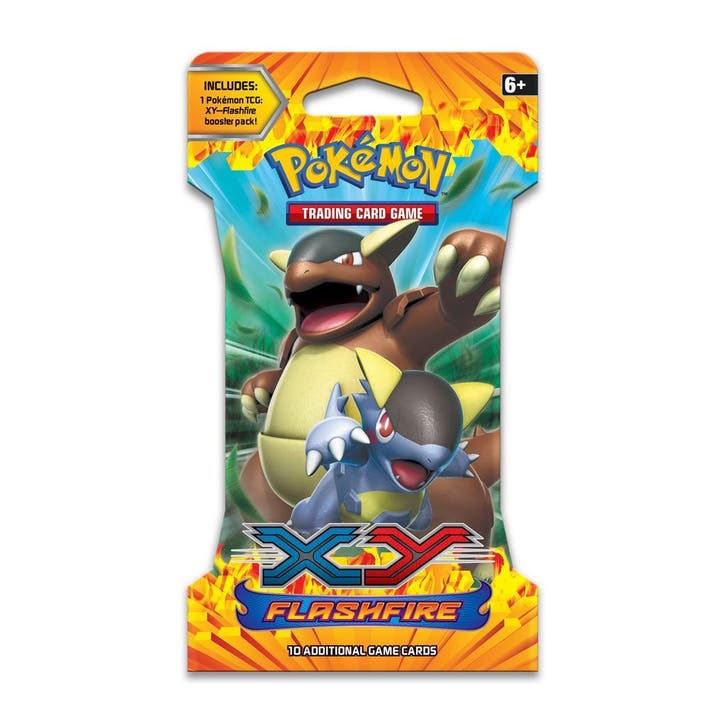 Flashfire Sleeved Booster Kangaskhan Art, Hobby en Vrije tijd, Verzamelkaartspellen | Pokémon, Nieuw, Ophalen of Verzenden