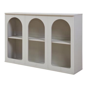 Dressoir Trorhun 120x30x80 cm grijs [en.casa], Verzenden, Nieuw