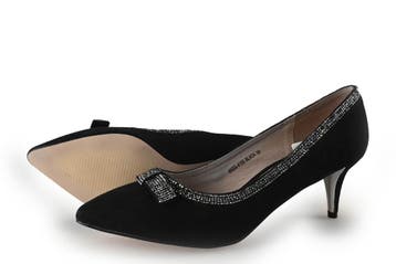 Jumex Pumps in maat 39 Zwart, Pumps, Verzenden, Zwart, Zo goed als nieuw
