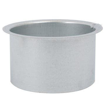 Platte tuit (flens) Ø 100mm - Hoogte = 80mm, Doe-het-zelf en Verbouw, Verzenden, Nieuw