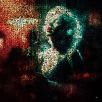 David Law (1967) - Marilyn Monroe VI - Format XL - 60x60, Antiek en Kunst