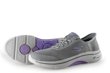 Skechers Instappers in maat 40 Grijs, Skechers, Verzenden, Instappers, Zo goed als nieuw