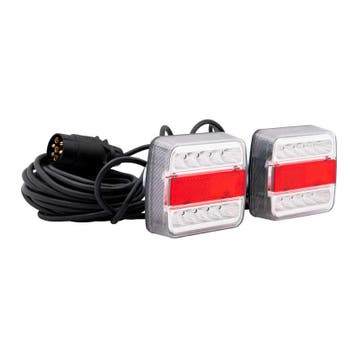 LED Verlichtingsset voor aanhangwagen / trailer + magneet, Verzenden, Nieuw